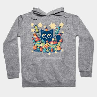 Explosive Kitty - Happy new year Hoodie